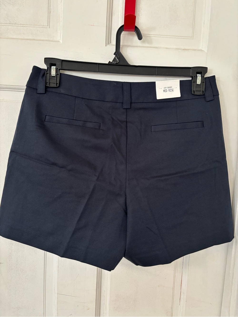 Gibson Latimer Navy Mid-Rise City Shorts - Picture 2 of 5